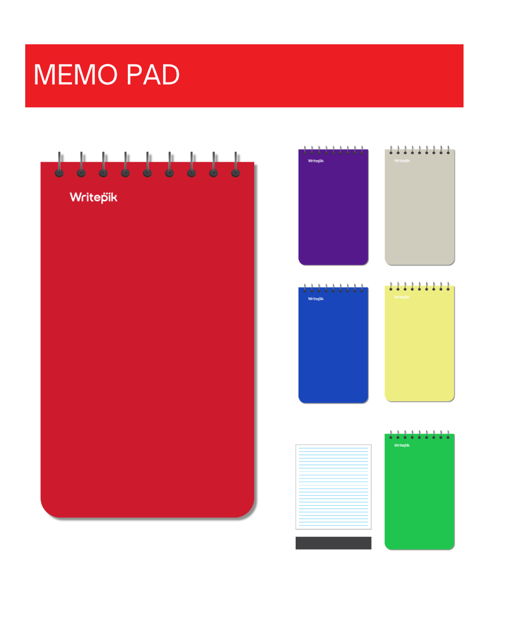 Memo pad, 3x5, 50 pcs