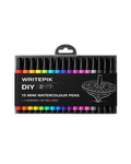 Writepik 15 Mini watercolor pens + DIY Spinner, 20 packs