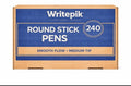 Round Stick Pens, 240 pcs