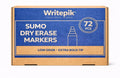 Sumo Dry Erase Markers, 72 pcs. Low Odor, Extra Bold Tip