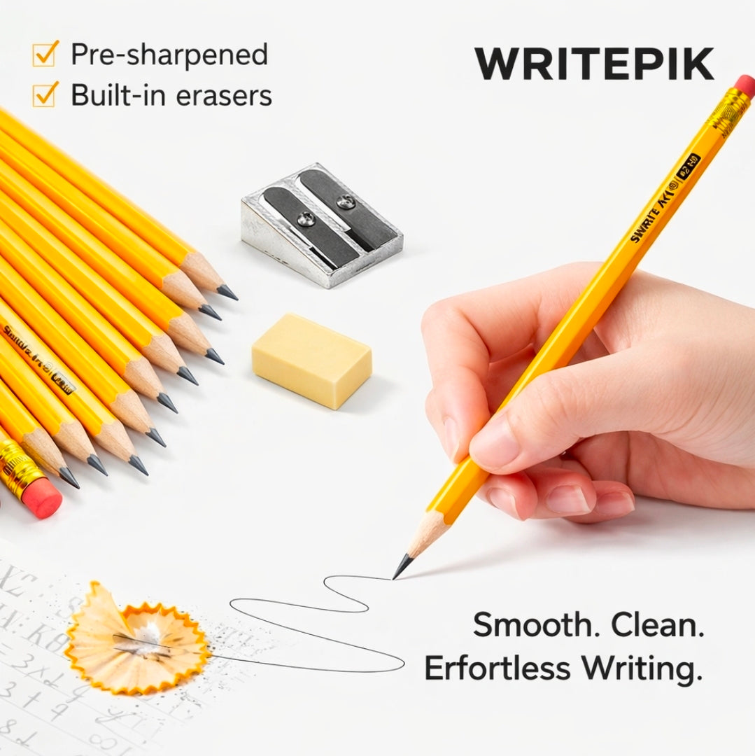 WritePik #2 HB Pencils Bulk Pack of 350 pcs