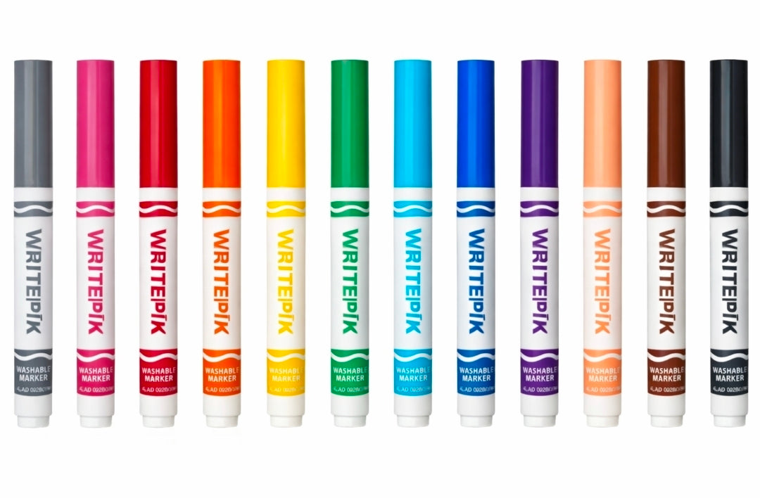 Washable Markers Class pack of 240 Markers, 12 colors