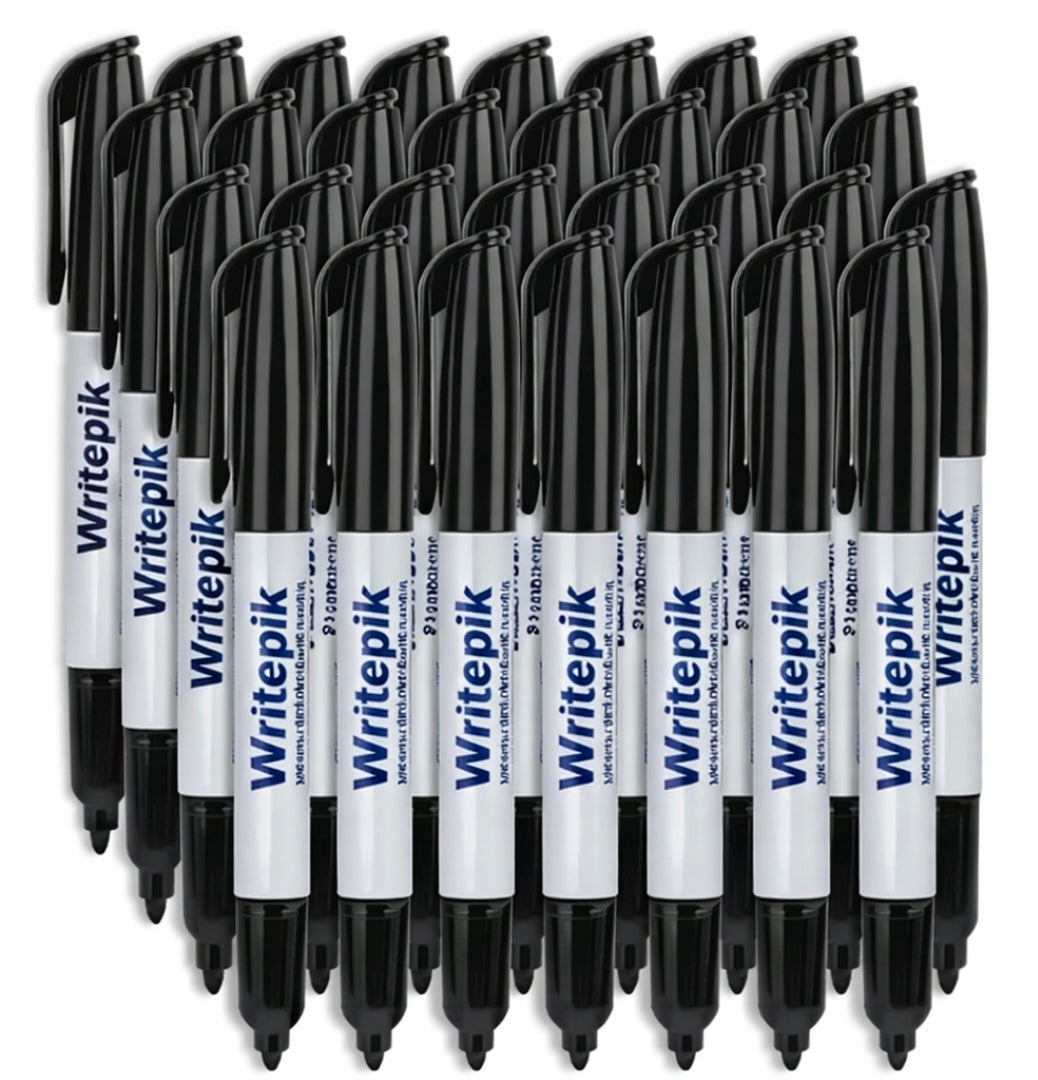 Clips Permanent Marker, Ultra Bold, Multi surface, Pack of 108 Markers