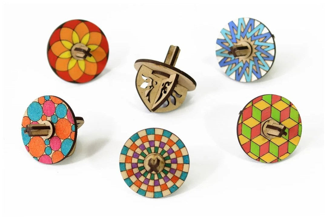 WritePik 12 Washable Markers + DIY Spinner, 24 packs